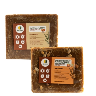 Natural and Dry Fruit Jaggery (800gms each)